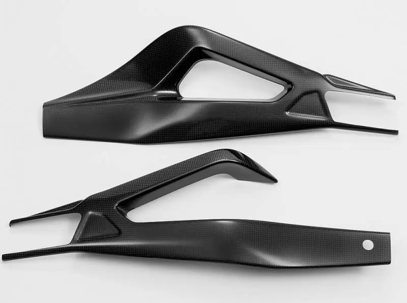 Carbonin Carbon Fiber Swingarm Protectors 2020 K67 BMW S1000RR Crafted