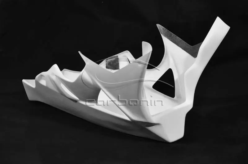 Carbonin Avio Fiber Lower Fairing Race Exhaust 2009-2014 BMW S1000RR Final Sale