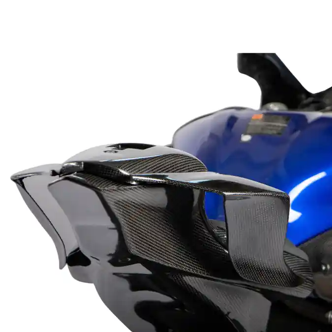 Carbonin Carbon Fiber Spare Wing Left Side Seat 2017+ Yamaha R6 Premium