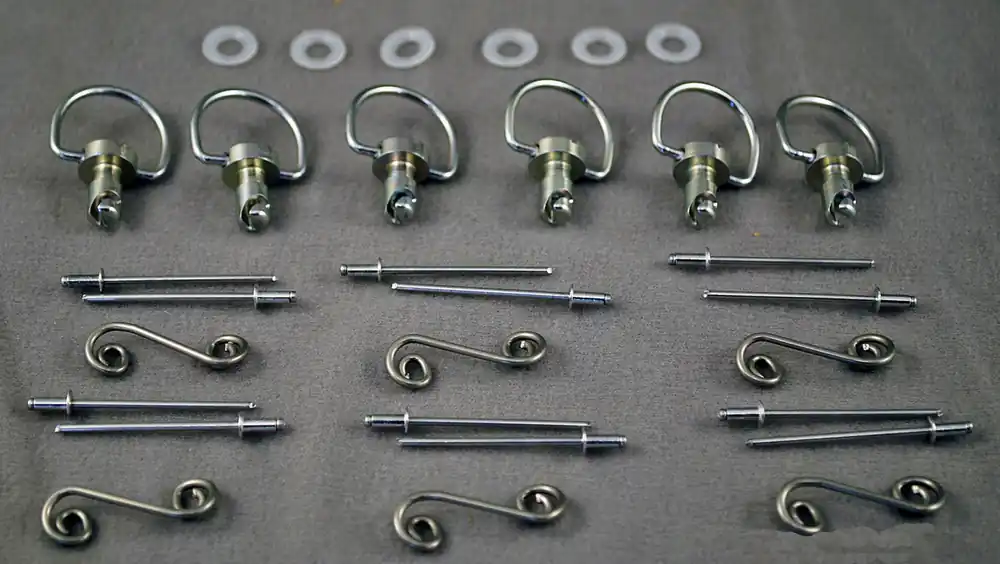 Armour Bodies Rivet Type Dzus Fasteners, 6 pack Bulk Order