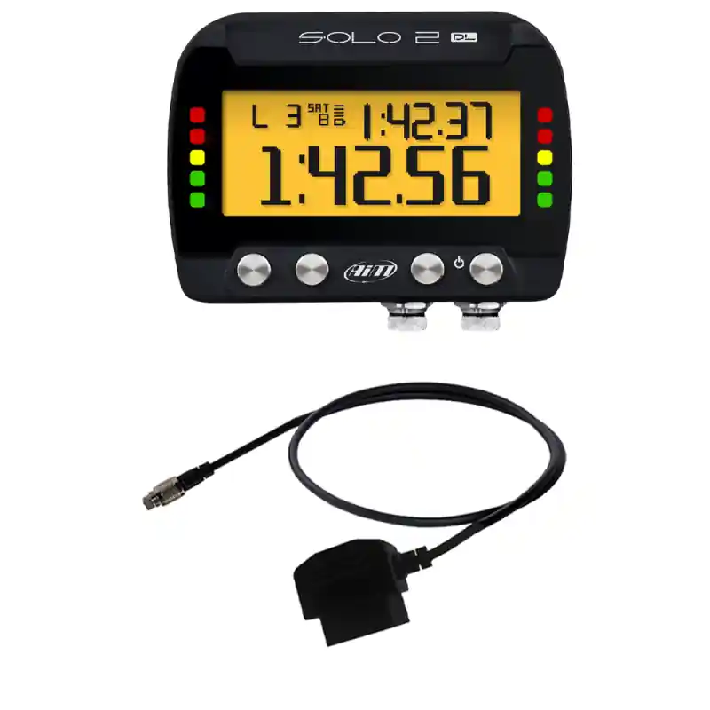 Fan Favorite AiM SOLO 2 DL GPS Lap Timer w/ OBDII harness