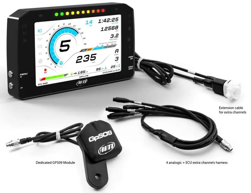 New Release Aim MXPS Race Kit for Dash Logger for Suzuki GSX-R 1000