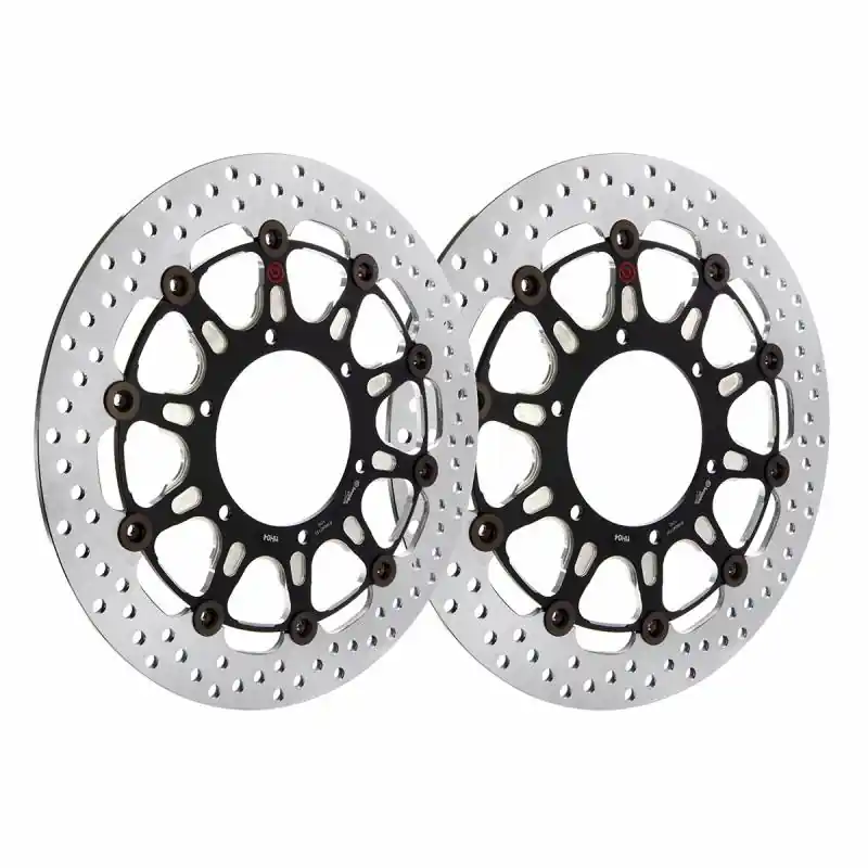 Brembo Disc Set 320x5.5mm Groove HPK Floating Black Suzuki Big Sale