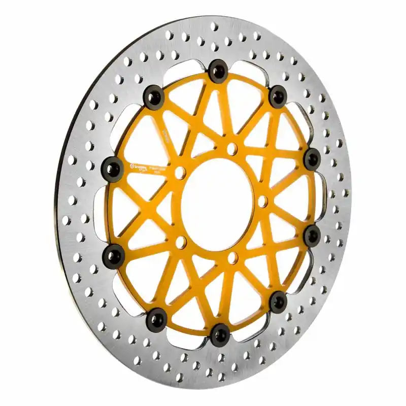 Brembo Disc Set 320x5.5mm Supersport HPK Floating Gold Kawasaki Money Back Guarantee