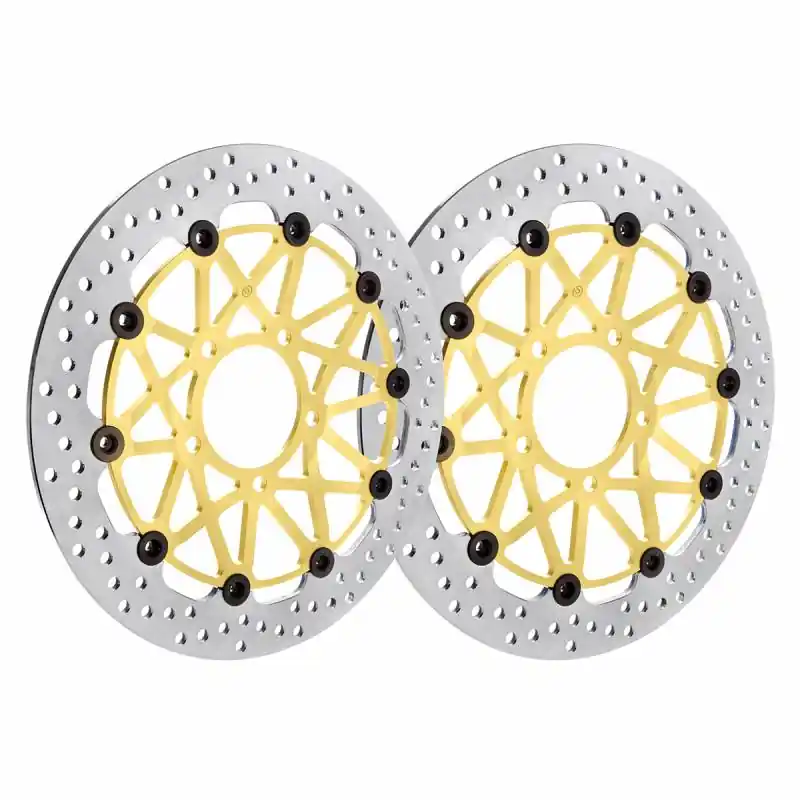 Direct From Manufacturer Brembo Disc Set 320x5.5mm Supersport HPK Floating Gold Triumph