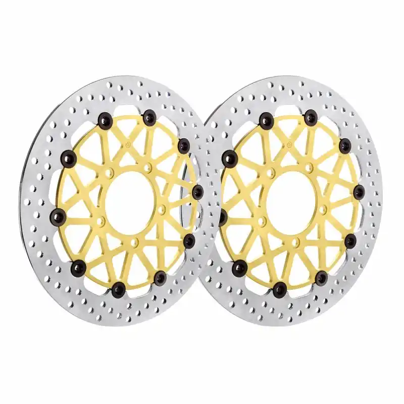 Brembo Disc Set 310x5.5mm Supersport HPK Floating Gold MV Augusta Hassle-Free Returns