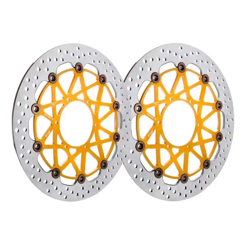 Premium Brembo Disc Set 320x5.5mm Supersport HPK Floating Gold