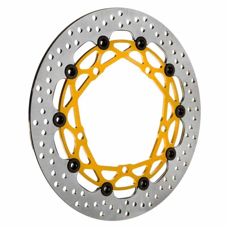 Professional Grade Brembo Disc Set 320x5.5mm Supersport HPK Floating Gold Triumph