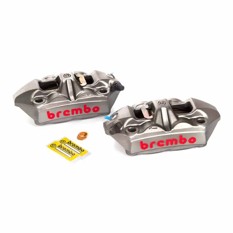 Best Seller Brembo Caliper Set M4 Cast Monobloc 100mm P4 Front Titanium