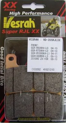 No Minimum Order Vesrah VD-355XX GSXR600/750/1000 04-09 ZX10R 08-15
