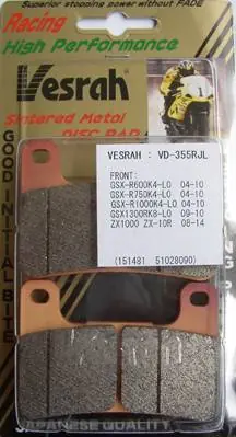 Vesrah VD-355 RJL GSXR600/750/1000 04-09 ZX10R 08-15 Buy Today