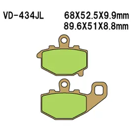 Cheap Vesrah Rear Brake Pads VD-434JL Kawasaki ZX6R 07-18
