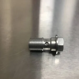 Fren Tubo Steel Single Banjo Bolt 10x1.0mm Fine Thread Best Seller