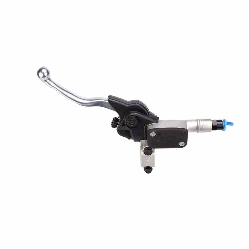 Brembo Master Cylinder, Clutch, PS 9x17.7 w/ Integrated Reservoir w/ Polished Adj. Lever .40, MX, Off-Road Axial, Front, Silver Free Shipping
