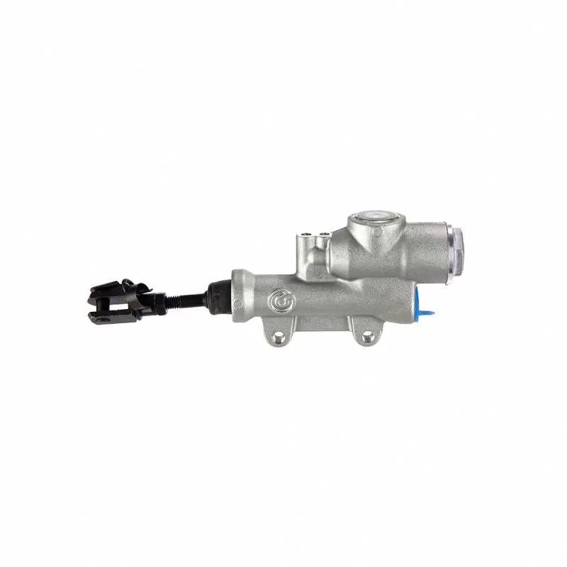 Fast Shipping Brembo Rear Brake Master Cylinde PS12 Silver w/ Res w/o Push Rod