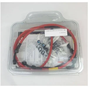 Fren Tubo Kevlar ABS Brake lines Honda CBR1000RR-R SP  2021 (Brembo Caliper) Black Banjo \\ Black Fitting \\ Red Line Next Day Delivery