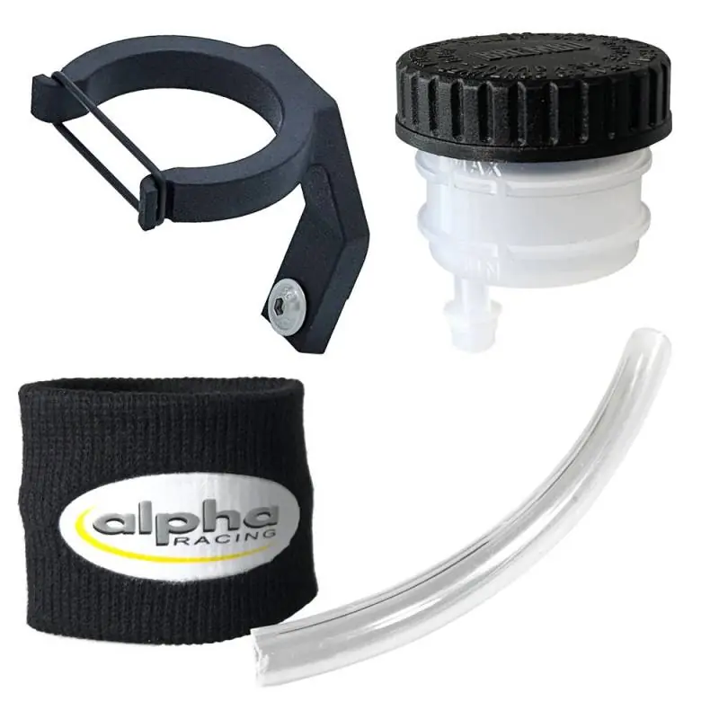 Alpha Racing Brake fluid reservoir kit front 30 ml, BMW S 1000 RR 2019- (K67) and M 1000 RR 2021- (K66) Last Chance