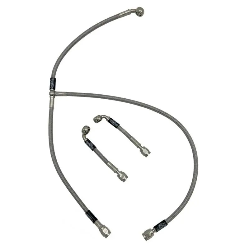 Alpha Racing Racing front brake line set 5-piece, BMW S 1000 RR 2019- (K67) and M 1000 RR 2021- (K66) In Demand