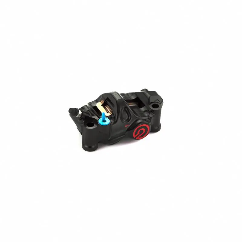 Brembo Caliper, Left, P4 32mm, .484 Cafe, Billet 2-Piece, 108mm Radial Mount, Black Top Rated