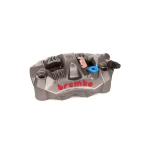 Fast Shipping Brembo Caliper, Right, P4 30mm, GP4-rs, Cast Monobloc, 108mm Radial Mount, Titanium Gray