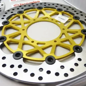 Must Have Brembo Disc Set, 310x5.5mm, Supersport, HPK Kit, Stainless Steel, Floating, Gold Carrier, Honda