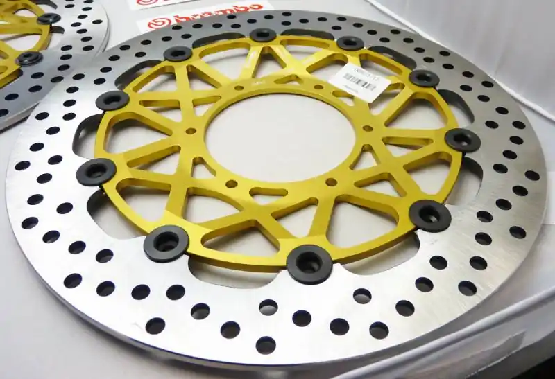 Must Have Brembo Disc Set, 310x5.5mm, Supersport, HPK Kit, Stainless Steel, Floating, Gold Carrier, Honda