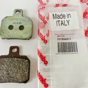 Brembo Brake Pad Set, Ferit ID 450FF Organic, for Rear P34 Caliper, 7.8mm Thick, 3.5mm Backing Plate, Shape S Free Delivery
