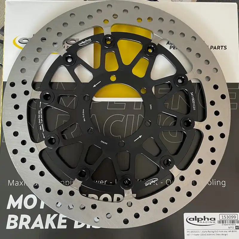 Best Seller Alpha Racing Brake disc 320 x 5,5 EVO, left BMW S1000RR K67 and K66 BMW M1000RR