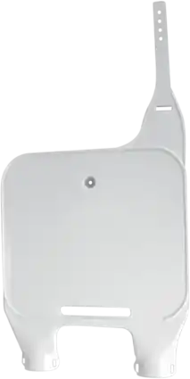 UFO Front Number Plate (White) 125-600 89-92 Original