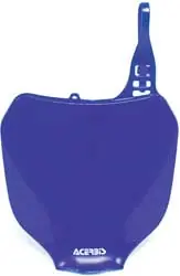 Viral Acerbis Front Number Plate (Blue) YZ125/250 06-14
