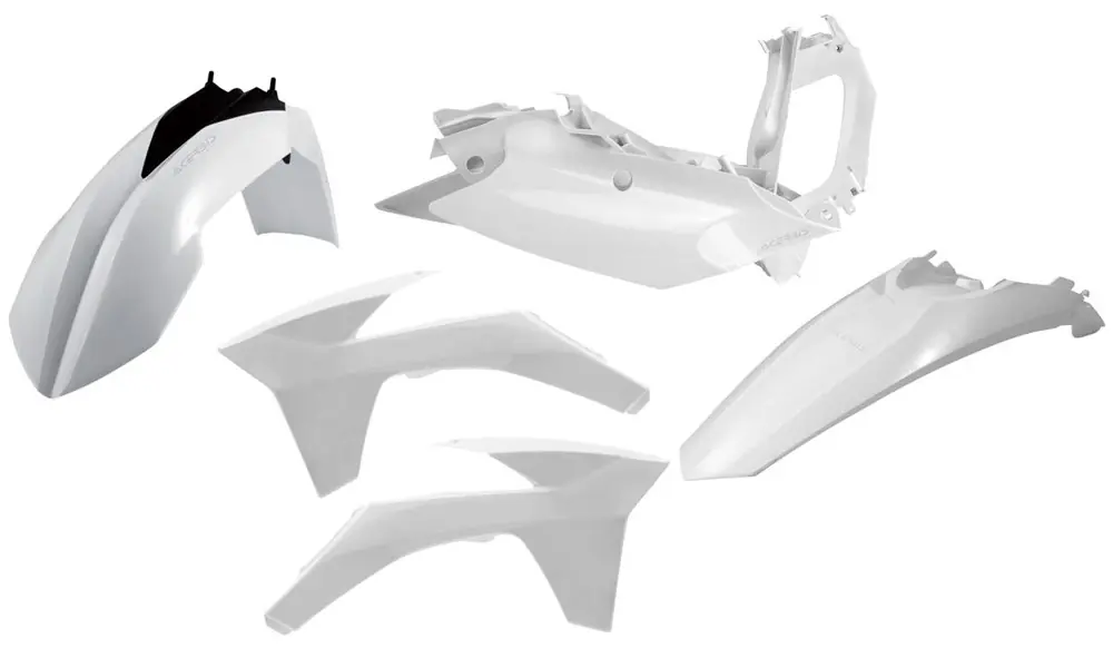 Acerbis Plastic Kit (White) KTM 11-12 Weekend Sale