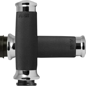 AVON GRIPS Custom Contour Grips - TBW - Chrome CC-85-CH-FLY for Mountain Bikes and Motorcycles Popular