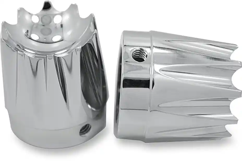 AVON GRIPS Chrome Front Axle Nut Cover for Excalibur - 1 Inch AXL-EX-CH Order Now