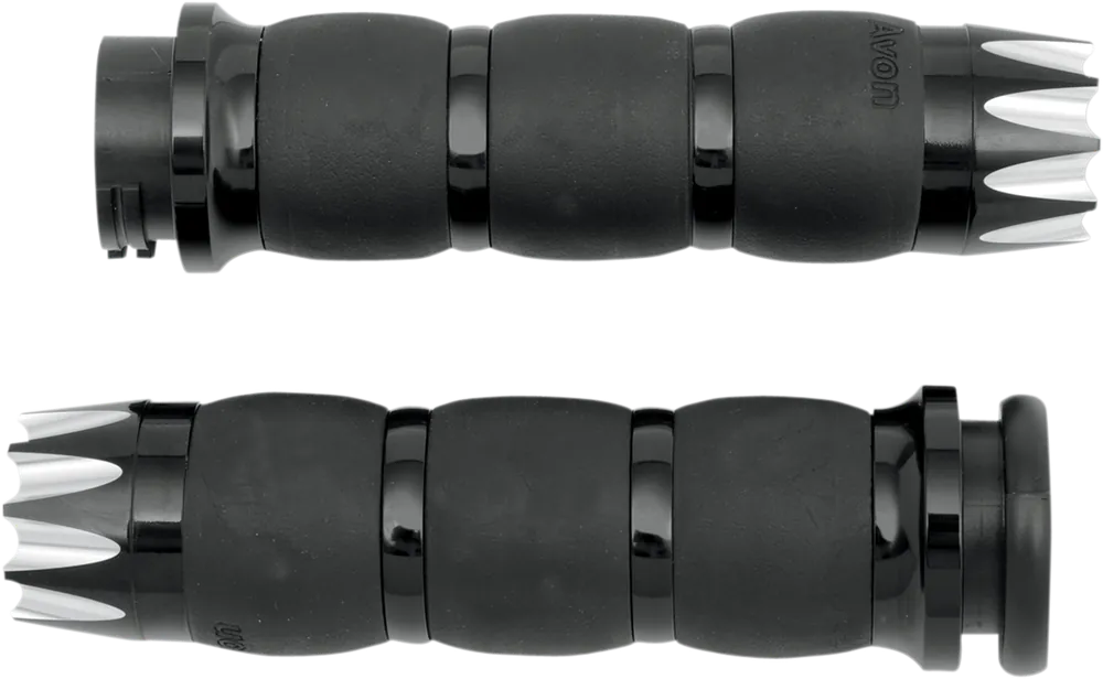 AVON GRIPS Excalibur Velvet Air Grips - Black AIR-96-ANO-EX Hot Deal