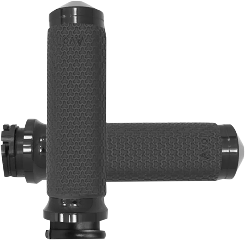 AVON GRIPS MF-63-ANO Vibration Dampening Memory Foam Bike Grips - Small Black Free Returns