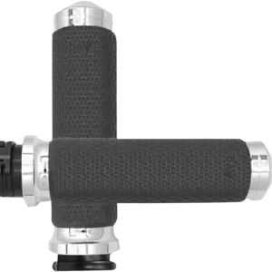 AVON GRIPS Vibration Dampening Memory Foam Grips - Small Chrome (Part Number: MF-63-CH) Time-Limited