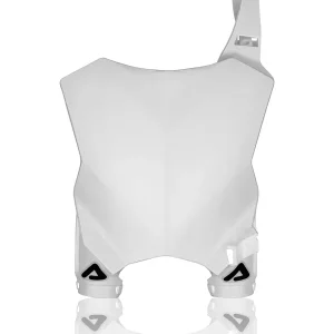 ACERBIS Raptor Front Number Plate in White for Kawasaki KX Models Worldwide Shipping