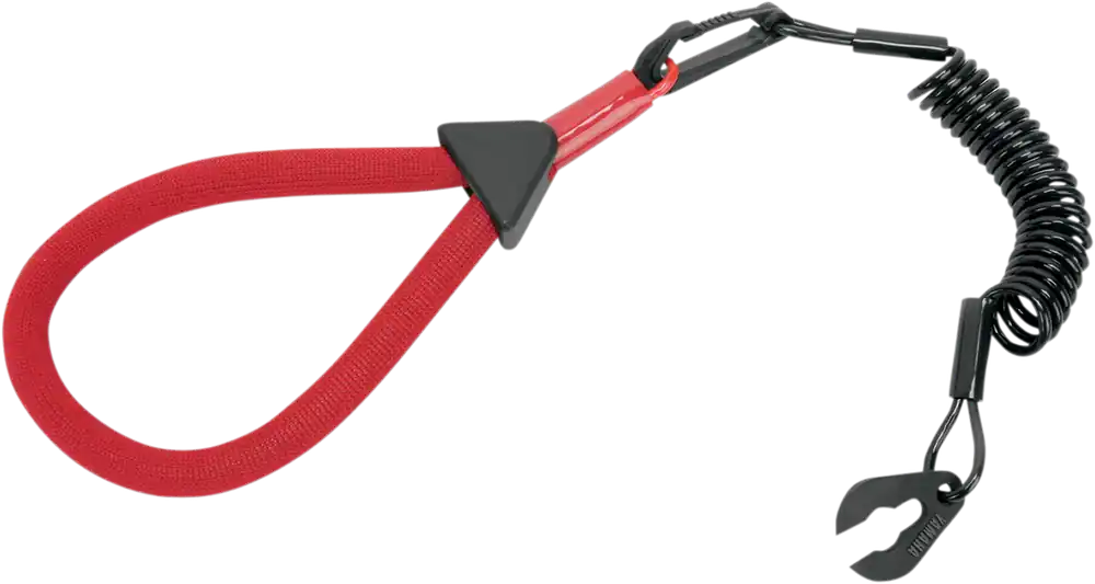 ATLANTIS Wrist Lanyard for Yamaha A8158 - Red and Black Polyurethane Cord Markdown