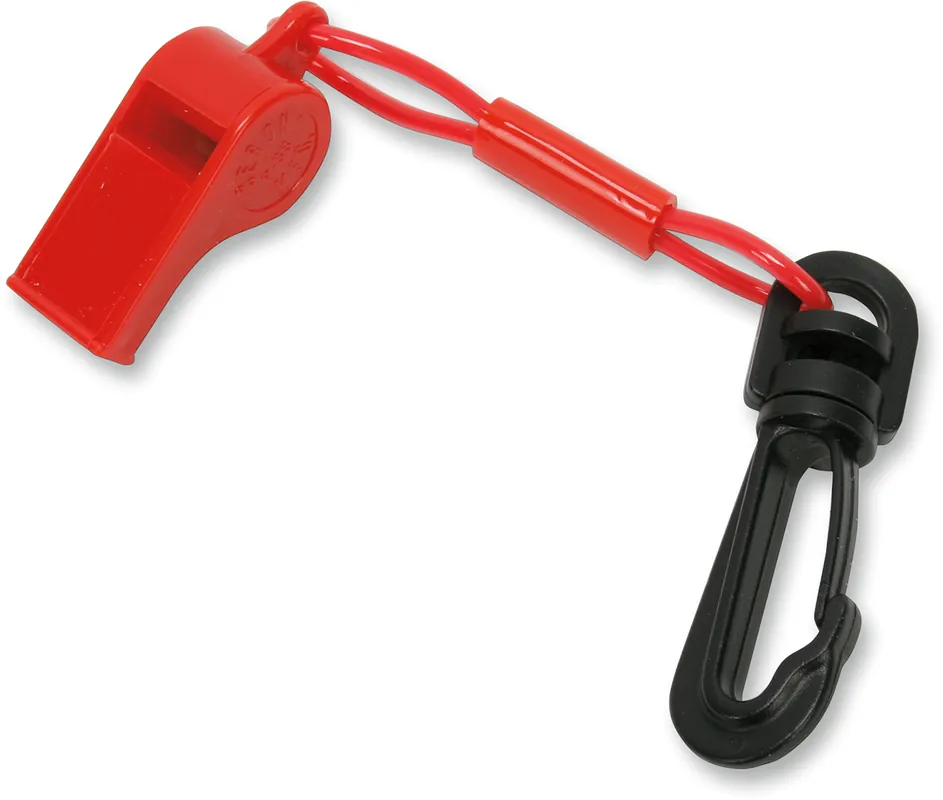 ATLANTIS Whistle with Clip - Red A2701C While Supplies Last