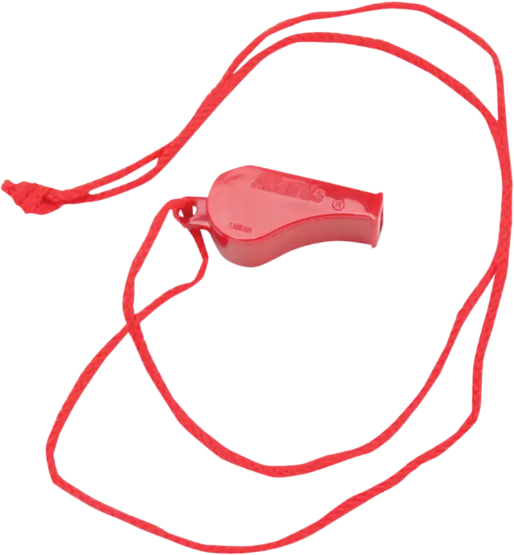 Atlantis Whistle with Neck Cord - Red (Part Number A2701) In Demand