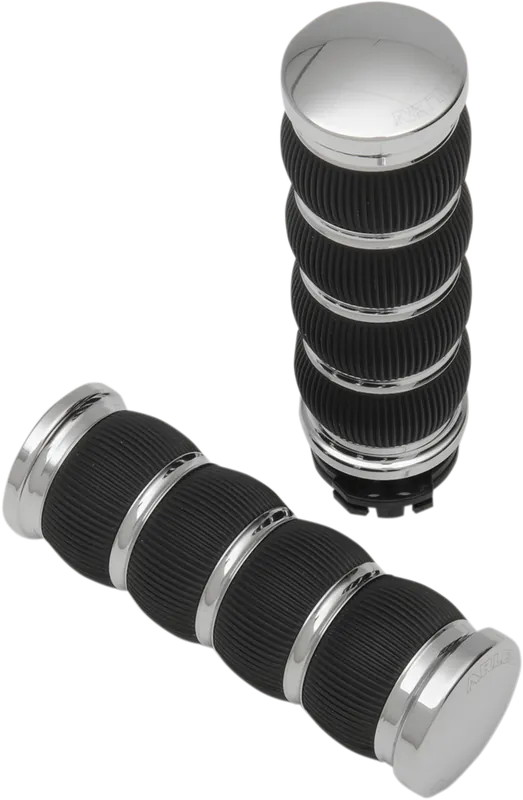 ARLEN NESS Fusion Ring Leader Grips with Cable - Chrome Part 07-312 Reduced Price