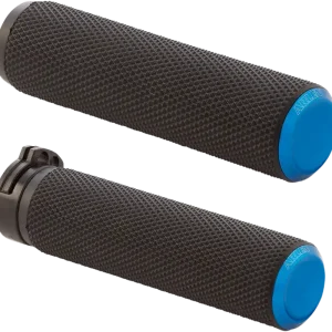 ARLEN NESS Knurled Grips for Touring Bikes - Blue, Part Number 07-345 Cheap