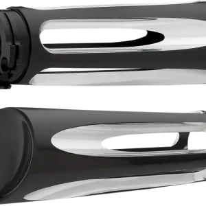 ARLEN NESS Ness-Tech? Deep Cut Billet Grips for Motorcycles - Part No. 07-132 Instant Buy