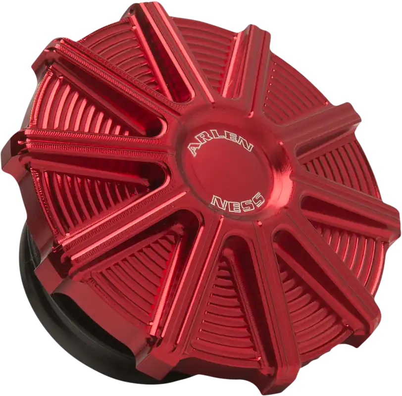Arlen Ness Vented Gas Cap - 10 Gauge Red | Part Number 701-006 Special Offer