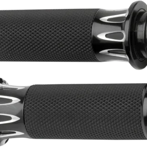 ARLEN NESS Fusion Deep Cut Motorcycle Hand Grips - Black, Part Number 07-319 Grab Now