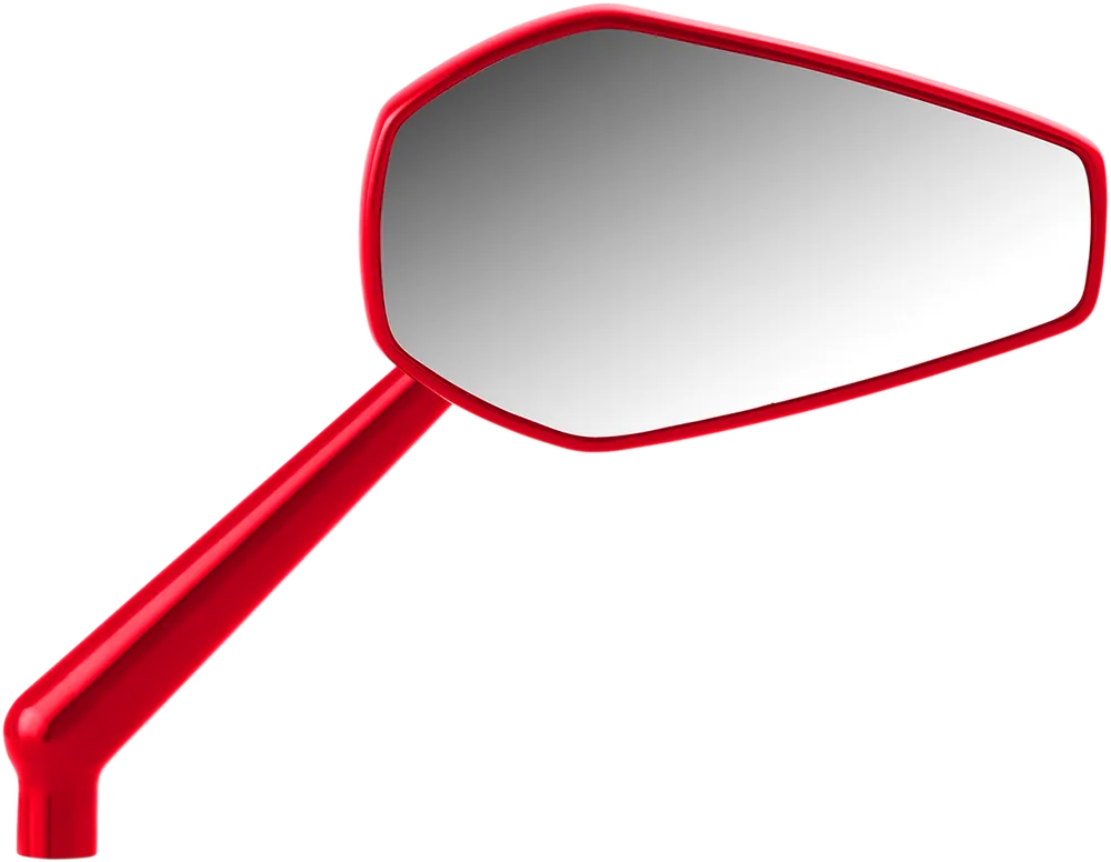 ARLEN NESS Mini/Stocker Side View Mirror - Hexagon Red - Right, Part Number 13-155 Buy Today