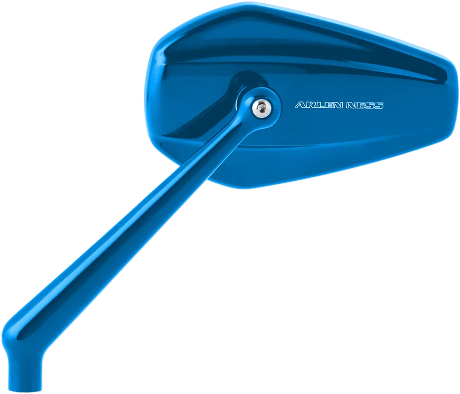 ARLEN NESS Mini/Stocker Side View Mirror - Blue Hexagon - Left - Part Number 13-150 Flash Sale