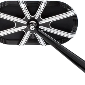 ARLEN NESS Caged Series Side View Mirror for 10 Gauge Steel - Black - Right | Part No. 13-162 Final Sale