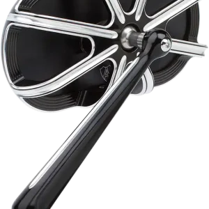 Arlen Ness Caged Series 10 Gauge Side View Mirror - Black - Left - Part No. 13-160 New Arrival