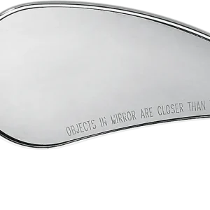 Arlen Ness Rad III Teardrop Side View Mirror - Chrome, Right Side Part 13-091 One Day Deal